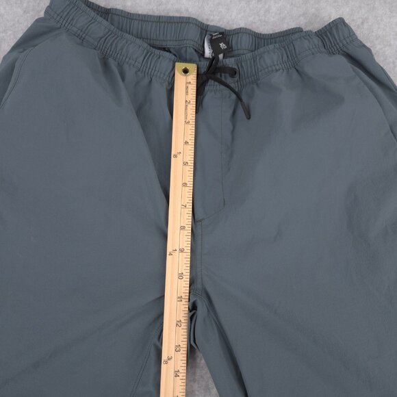 Mountain Hardwear Pants Mens XL Green Active Hiking Stretch Elastic Waist Nylon - Picture 8 of 11